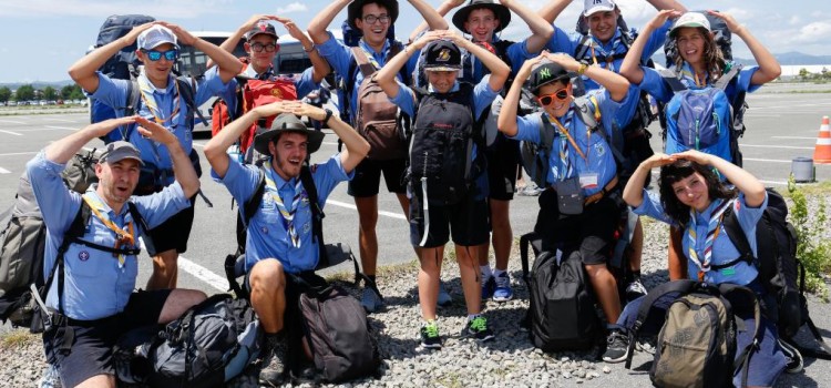 Il contingente di San Marino alla Cerimonia di apertura del 23rd World Scout Jamboree